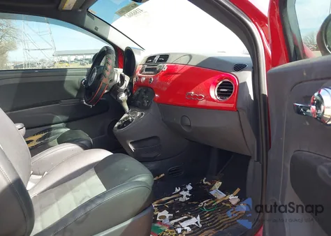 2012 Fiat 500 Sport z USA, uszkodzony, nr VIN 3C3CFFBR8CT347050